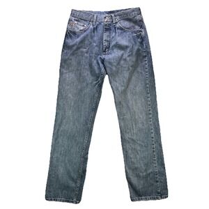 Wrangler 20X Xtreme Jeans Mens 32x36 Blue Relaxed Straight Rodeo Western Work